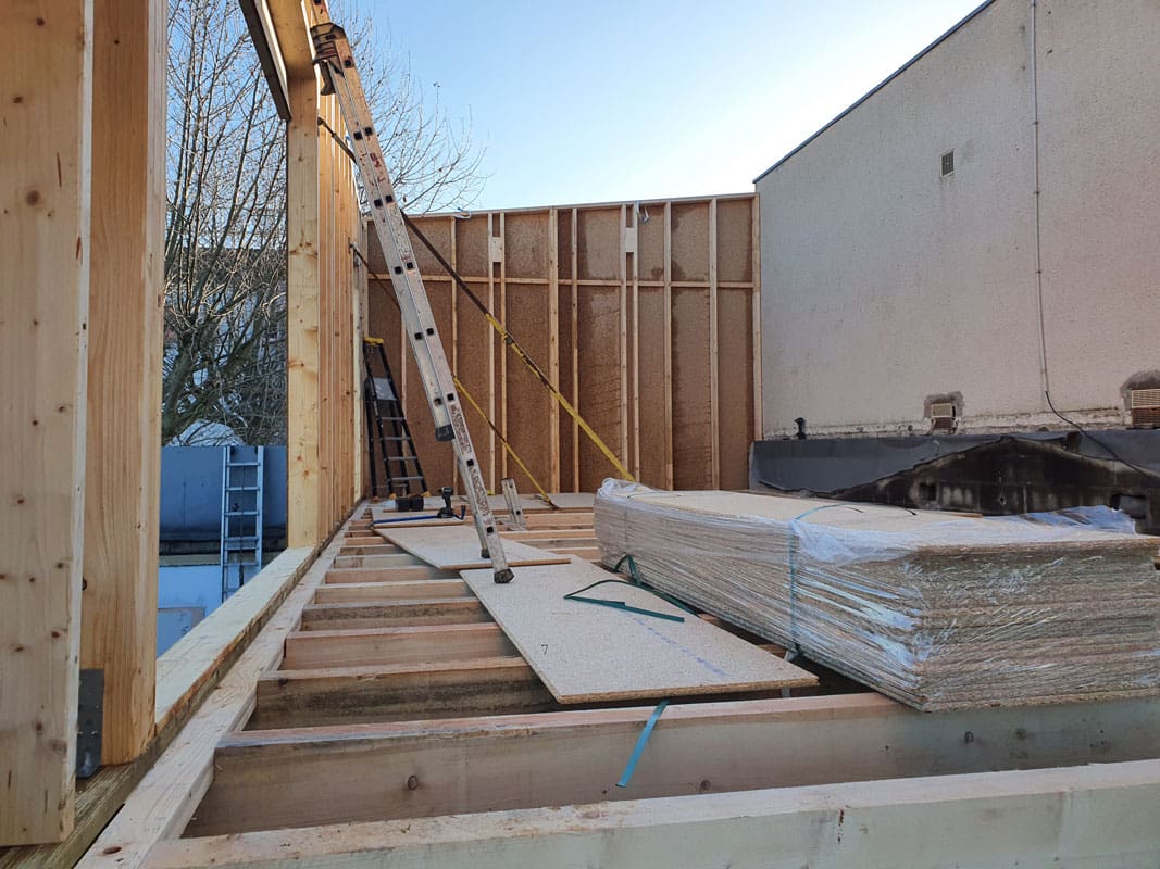 Une extension en ossature bois pour les nouveaux locaux d’Esyom