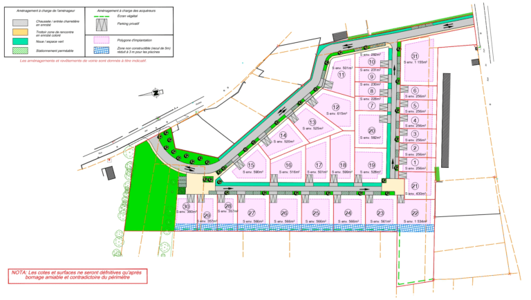 Terrains à bâtir à Hauteville-Lès-Dijon, dans le lotissement « Le Clos du Fort »