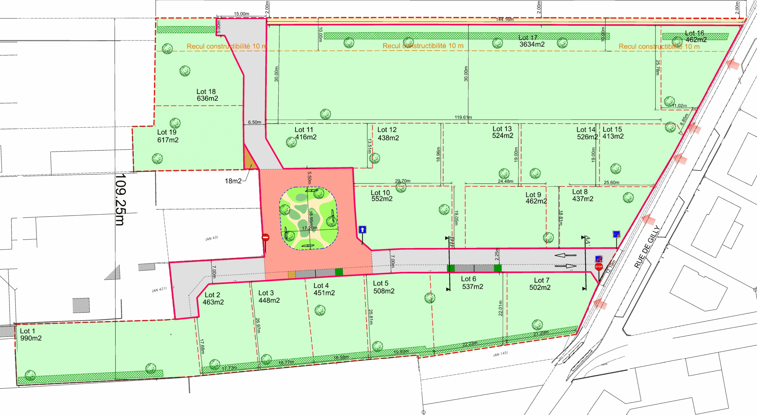 Terrains constructibles à Nuits-Saint-Georges
