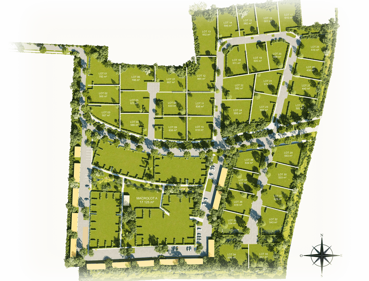 Terrains à Beaune dans le lotissement Le Domaine Saint-Pierre