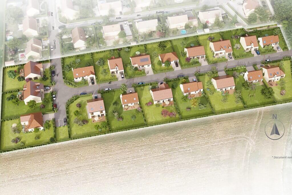 Terrains à Longchamp, dans le lotissement « Le clos des Meix »