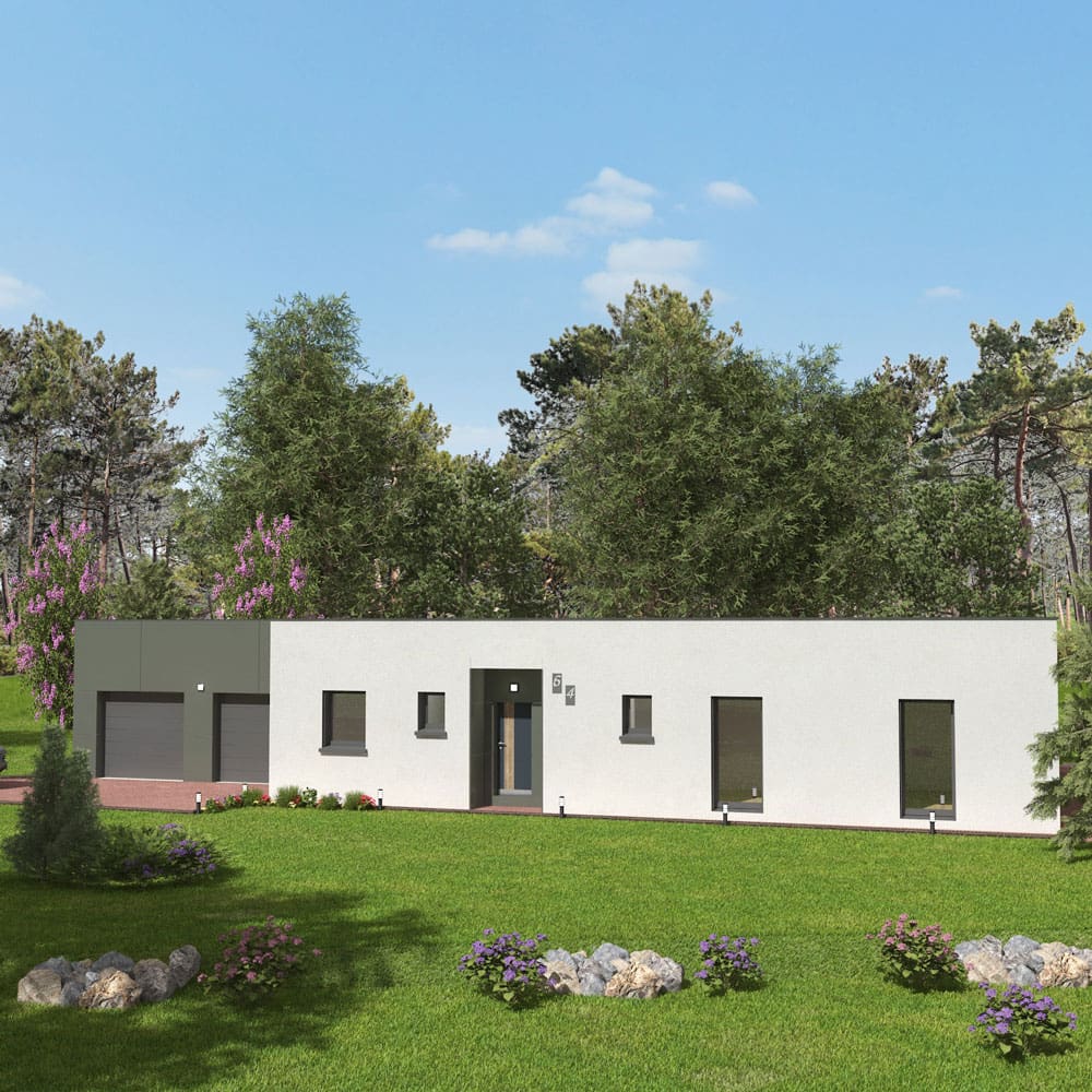 Modèle "Cétoine", maison à ossature bois Esyom Bois