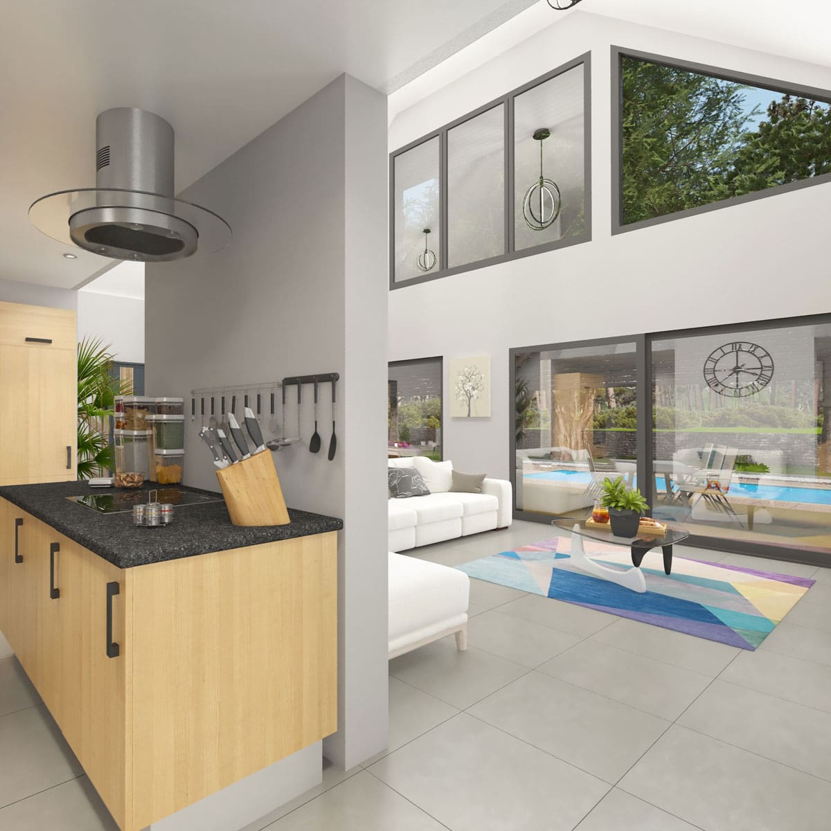 Modèle "Libellule", maison à ossature bois Esyom Bois