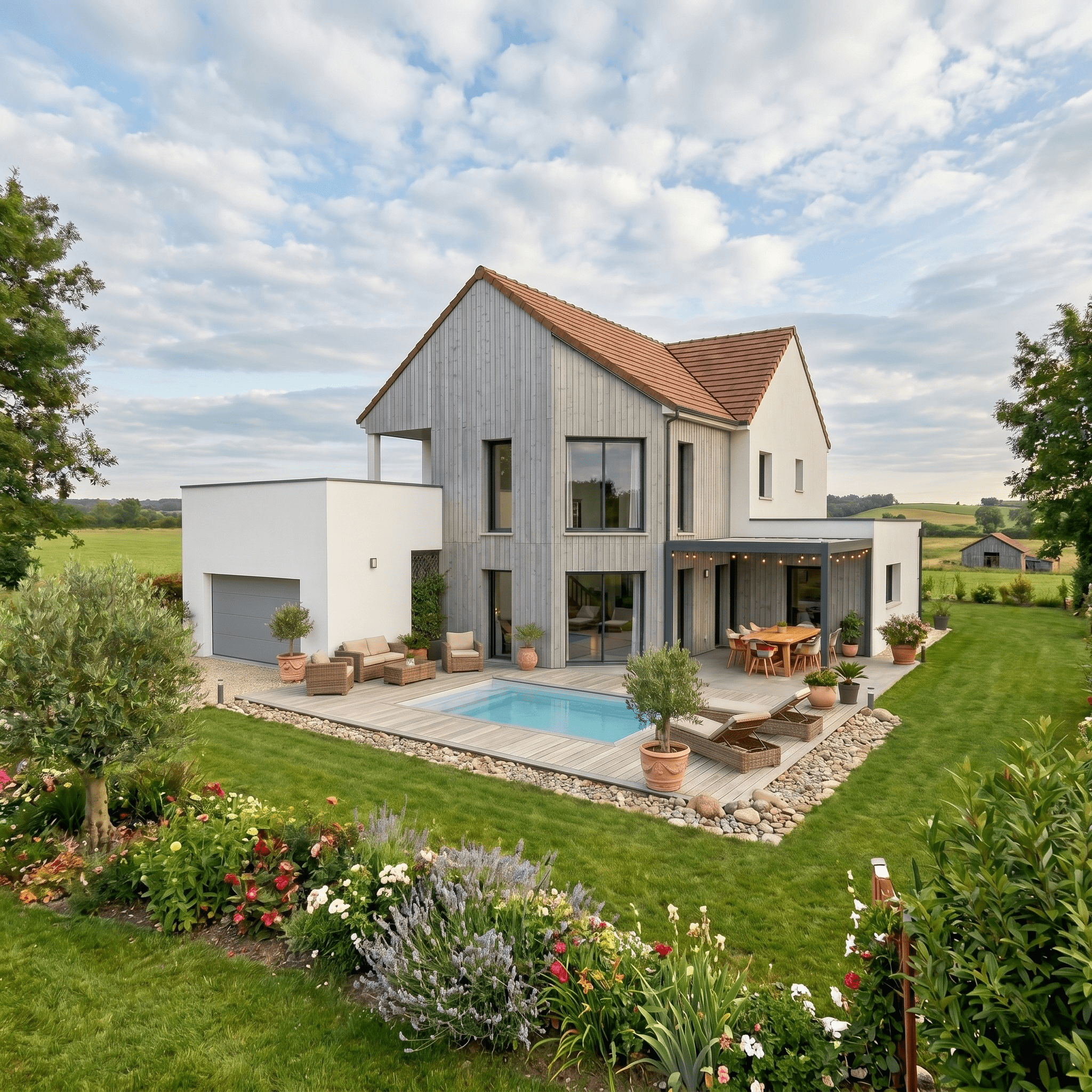 Maison bois Haploa - Jour Maison bois Haploa - Jour