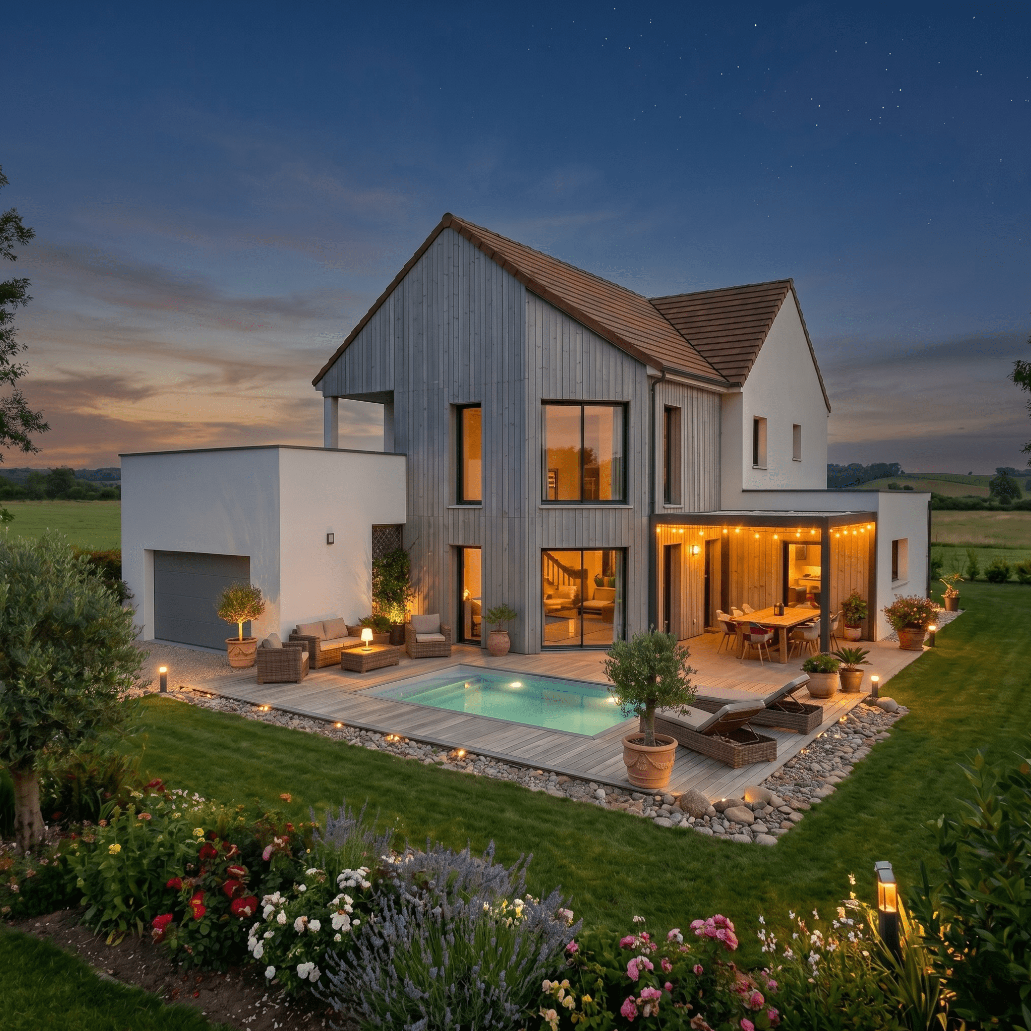 Maison bois Haploa - Nuit Maison bois Haploa - Nuit