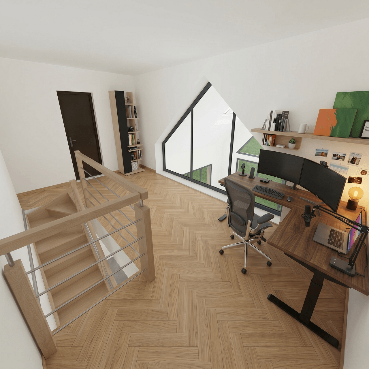 Maison ossature bois Macaria - Mezzanine carré